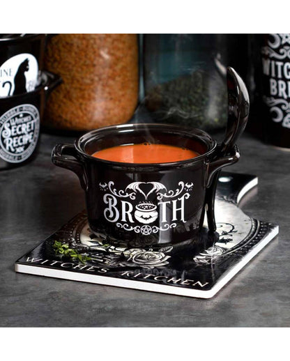 Suppentopf Set mit Löffel Bat Broth