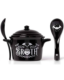 Suppentopf Set mit Löffel Bat Broth