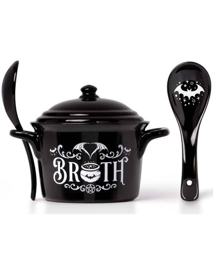Suppentopf Set mit Löffel Bat Broth