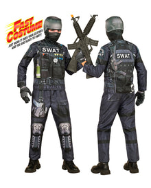 S.W.A.T. Sofort-Kinderkostüm mit Maske