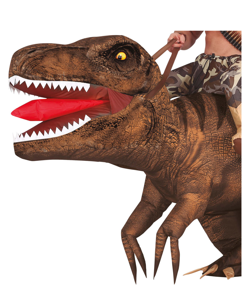 T-Rex Carry Me Aufblaskostüm