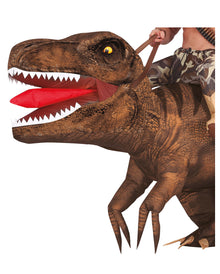 T-Rex Carry Me Aufblaskostüm