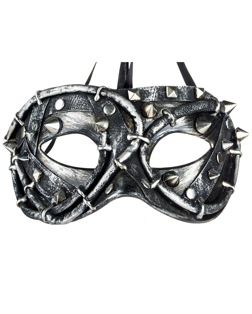 Maschera Occhi Steampunk Techno Rose Con Borchie