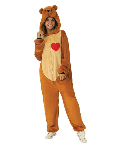 Teddybär Kostüm mit Herz Unisex