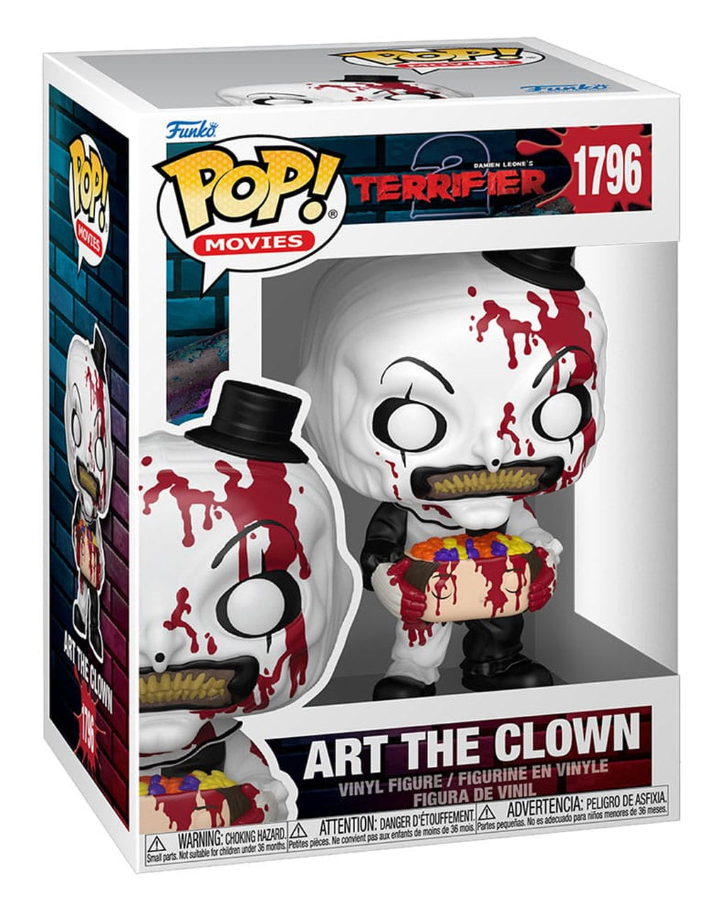 Terrifier 2 Art the Clown with Candy Filled Head Funko POP! Figur 9cm