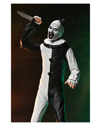 Terrifier 2 Art The Clown & Little Pale Girl NECA Actionfigur 17,5 cm