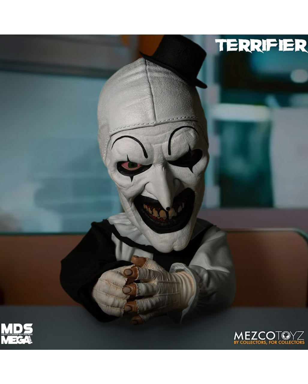 Terrifier MDS Mega Scale Puppe Art the Clown mit Sound 38cm