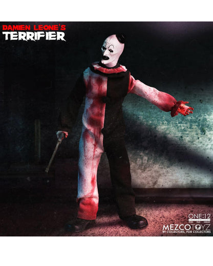 Terrifier One: 12 Collective Deluxe Art The Clown Figur 18cm