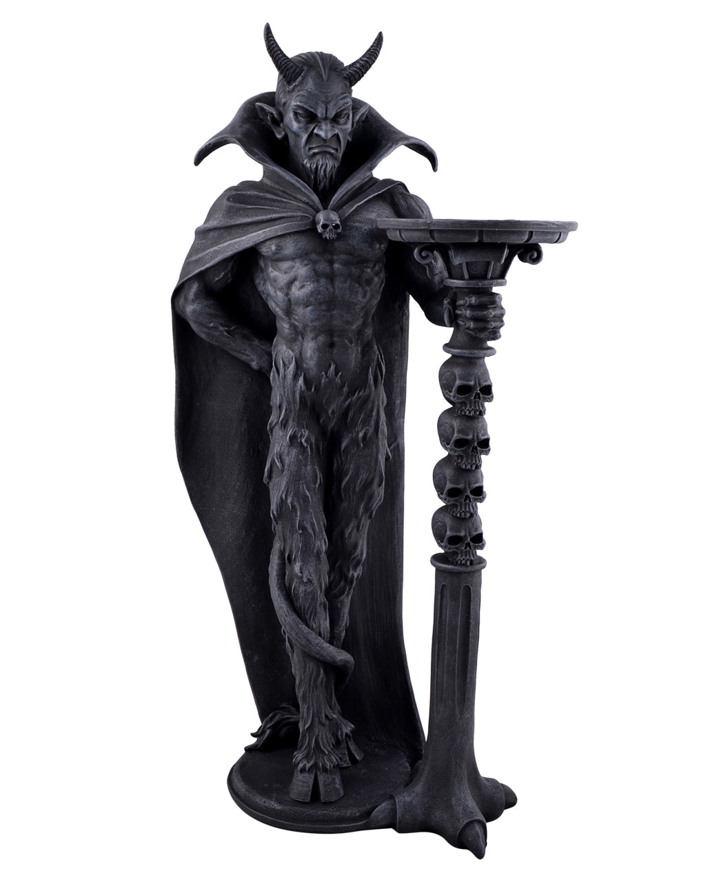Devil Butler With Skull Column As Side Table