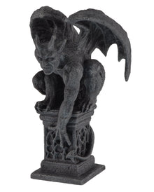 Teufelsgargoyle kriecht von einer Säule 18cm