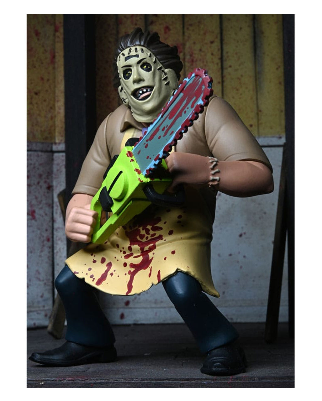 Texas Chainsaw Massacre Bloody Leatherface Actionfigur 15cm