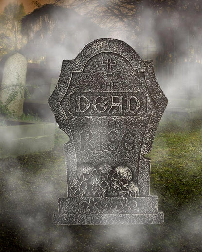 Halloween Grabstein "The Dead Will Rise" 56cm