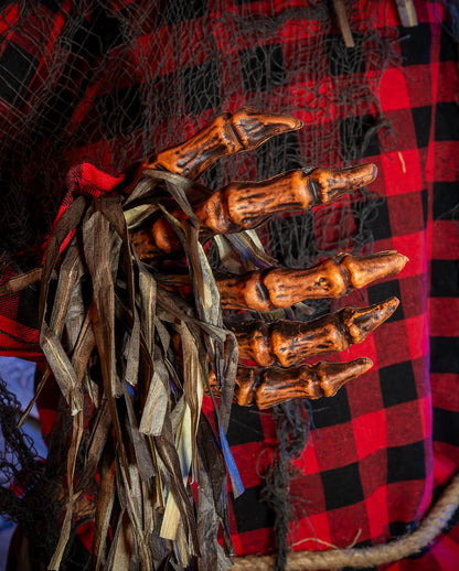Animatronic The Hollow Harvester Con Faccia Da Zucca 198 Cm