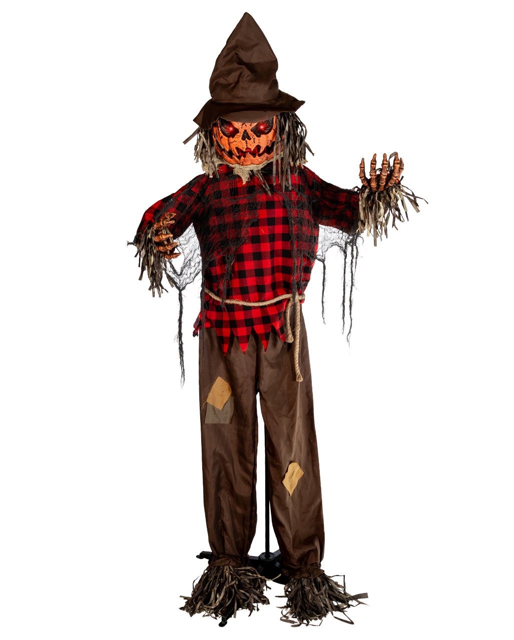 Animatronic The Hollow Harvester Con Faccia Da Zucca 198 Cm