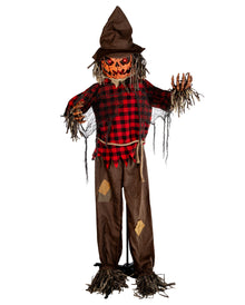 The Hollow Harvester Animatronic mit Kürbisgesicht 198cm