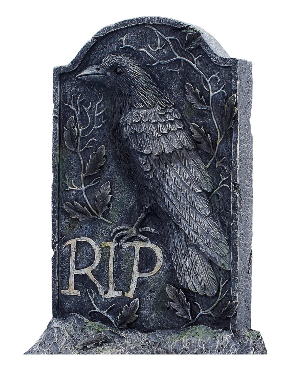 "The Last Perch" Raben Grabstein 25cm