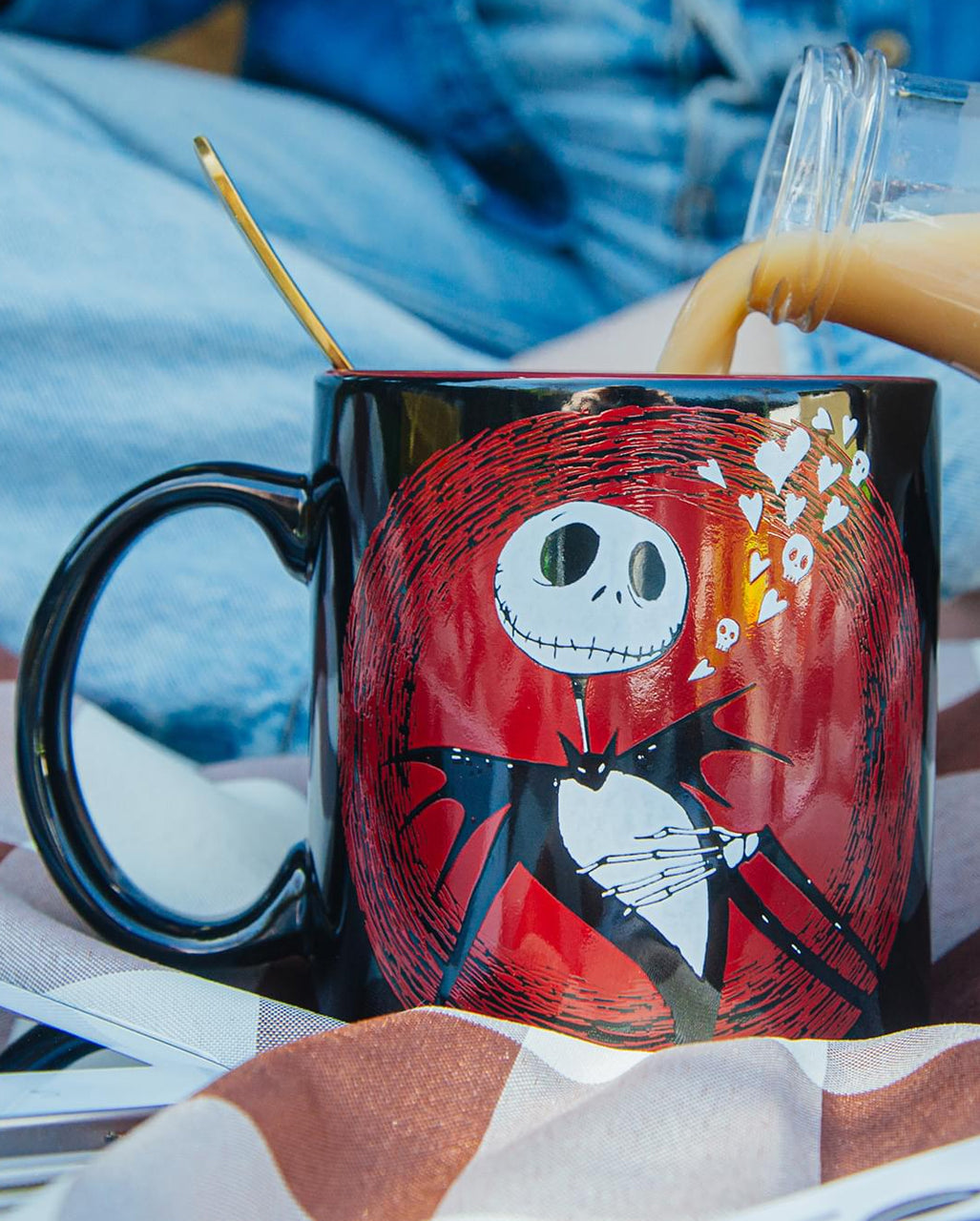 The Nightmare Before Christmas Jack Hearts Tasse