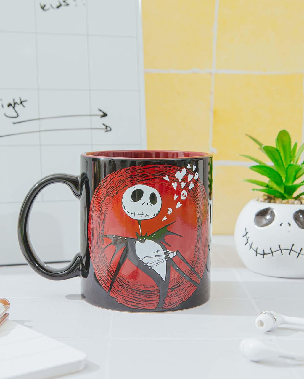 The Nightmare Before Christmas Jack Hearts Tasse