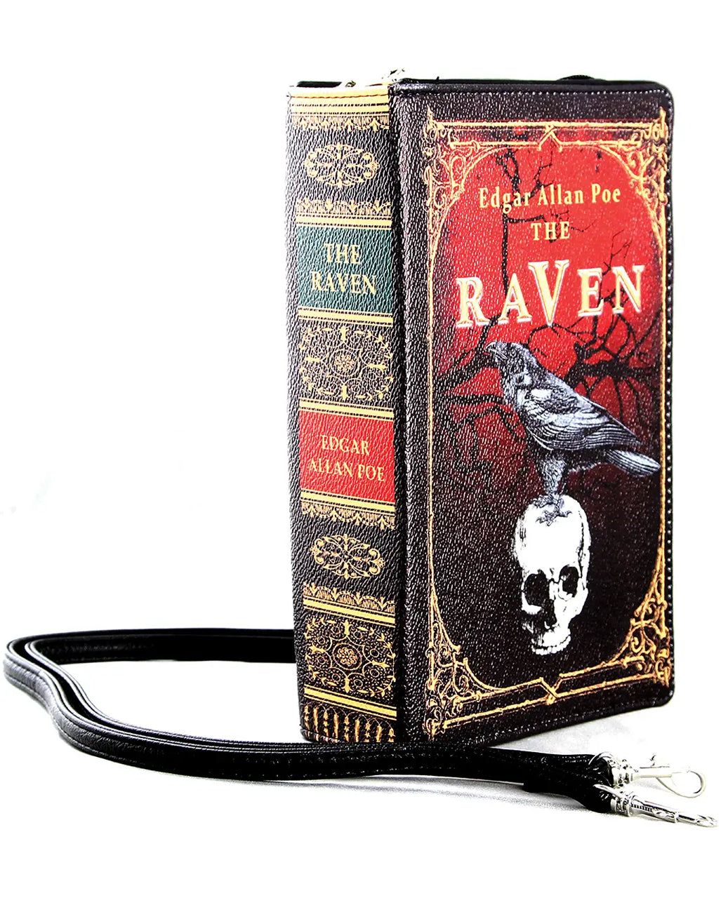 The Raven Vintage Buch Handtasche