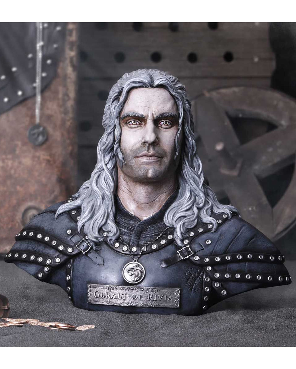 The Witcher Büste Geralt von Riva 40cm