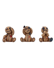 Drei Weise Voodoo Puppen