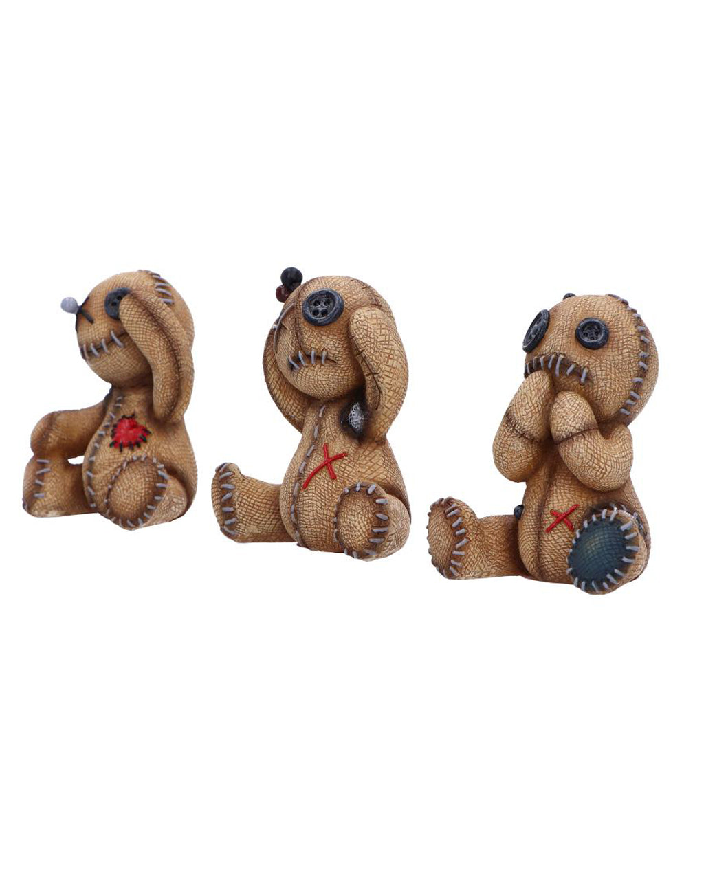 Drei Weise Voodoo Puppen