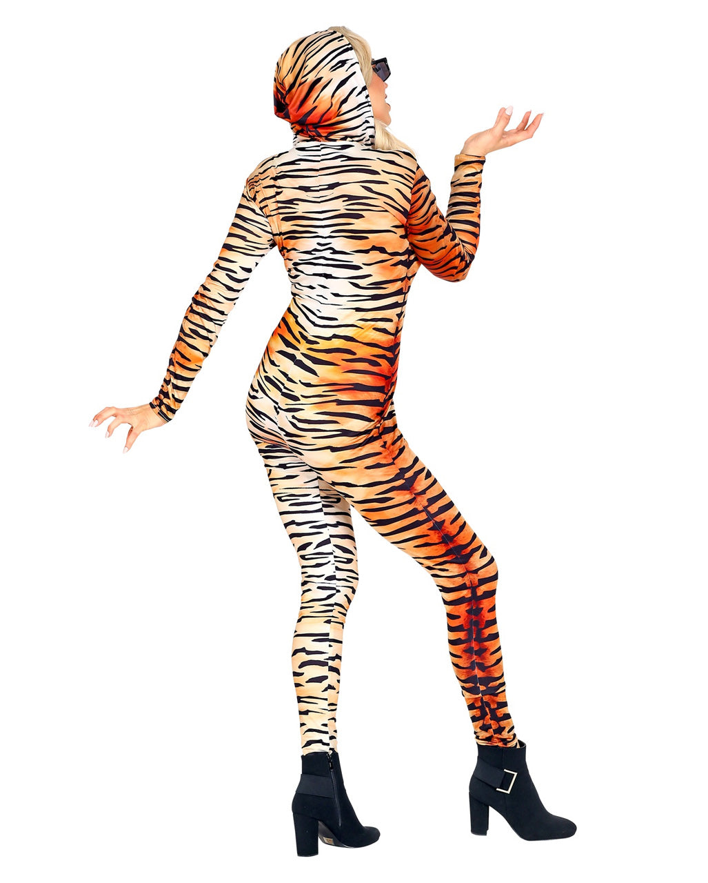 Tiger Jumpsuit mit Animal Print