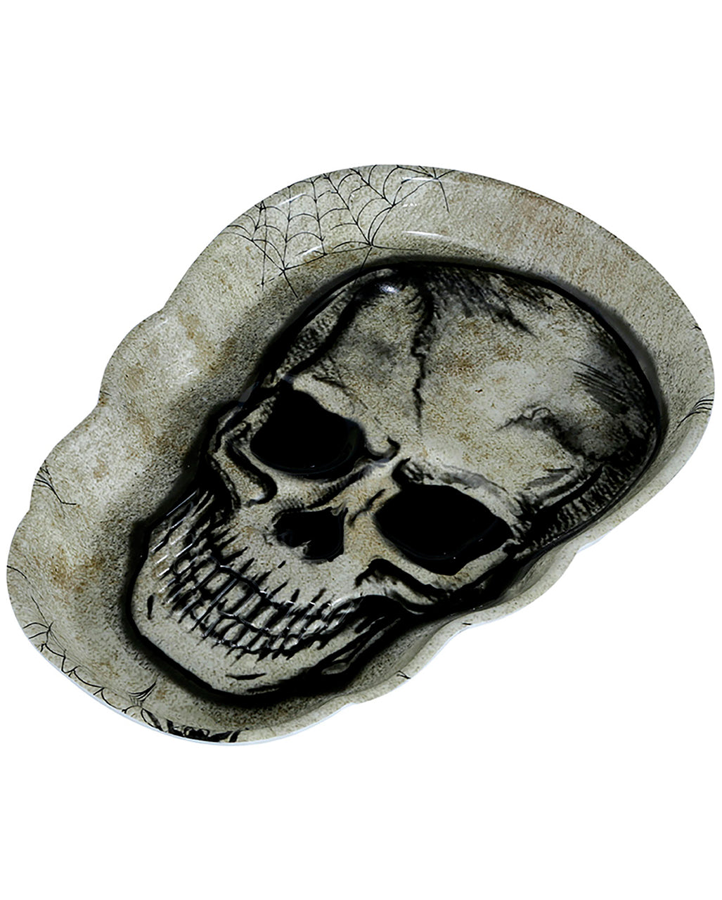 Totenkopf Halloween Tablett