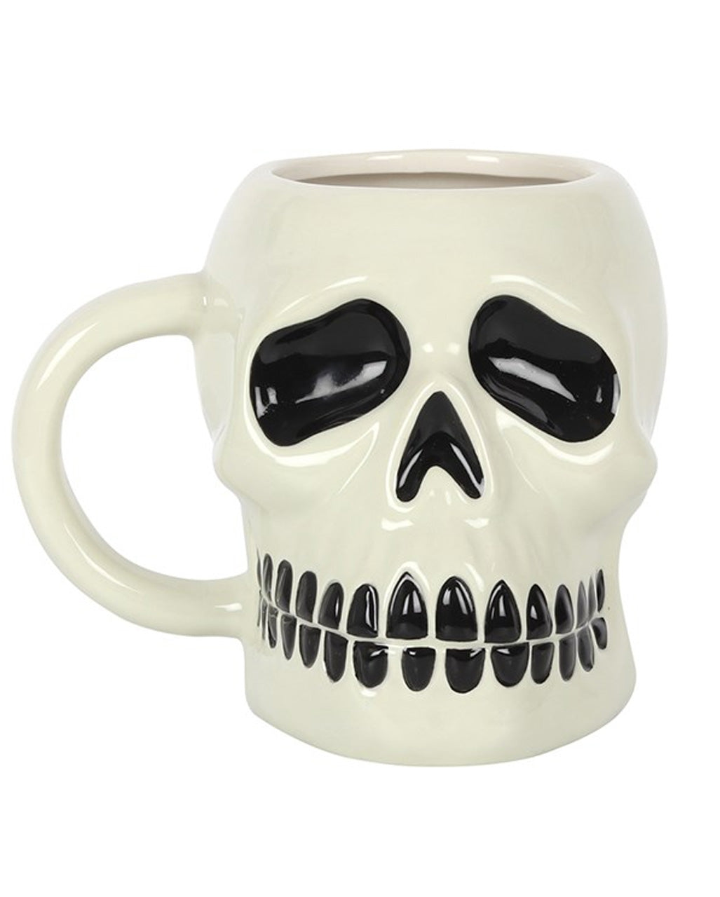 Skull Ceramic Mug With Handle
