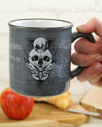 Totenkopf Motte Mystic Tasse