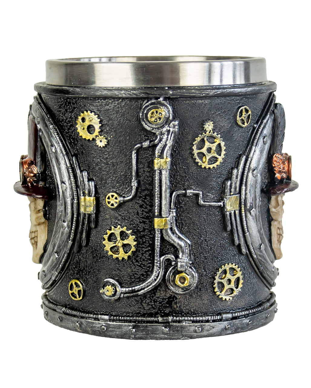 Caraffa Teschio Steampunk 14 Cm