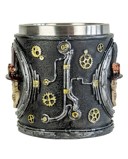 Caraffa Teschio Steampunk 14 Cm