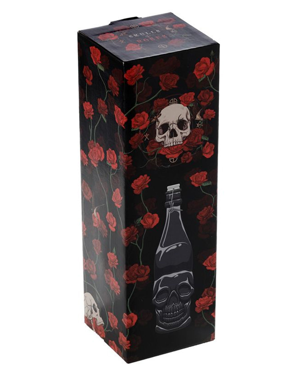 Totenkopf Wasserflasche mit Bügelverschluss 1L