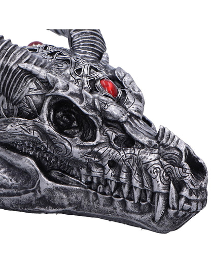 Tribal Flame Sci-Fi Drachenschädel 21,5cm