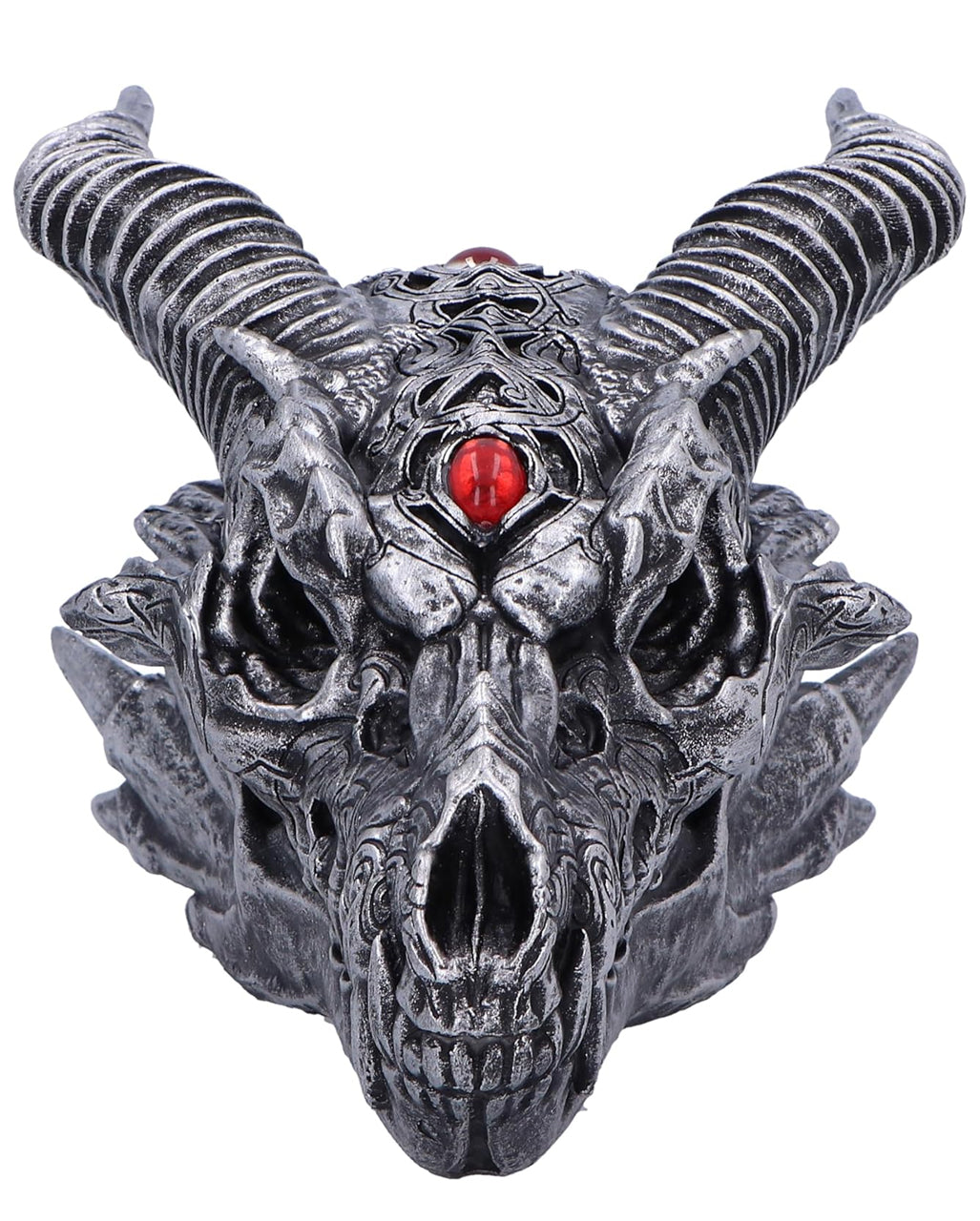 Tribal Flame Sci-Fi Drachenschädel 21,5cm
