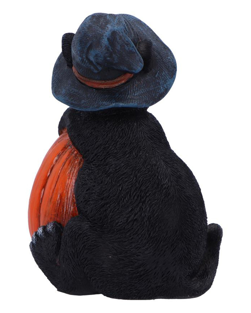 Trick or Treat Katze mit Kürbis Dekofigur 13cm