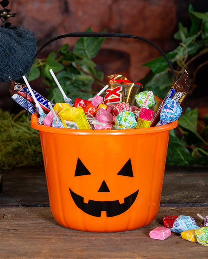 Trick or Treat Kürbis Eimerchen 19x14cm