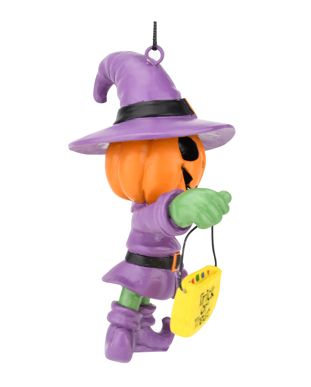 Trick or Treat Kürbis Männchen Christbaumkugel 8,9cm