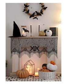 Triple Moon Gothic Schal für Kamin & Fensterbank