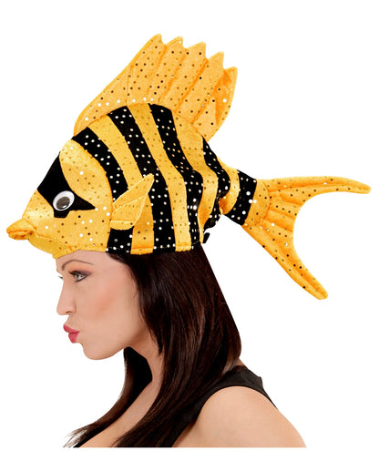Tropischer Fischhut Orange