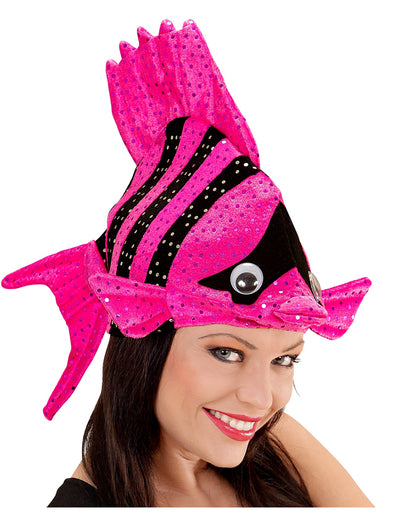Tropischer Fischhut Pink