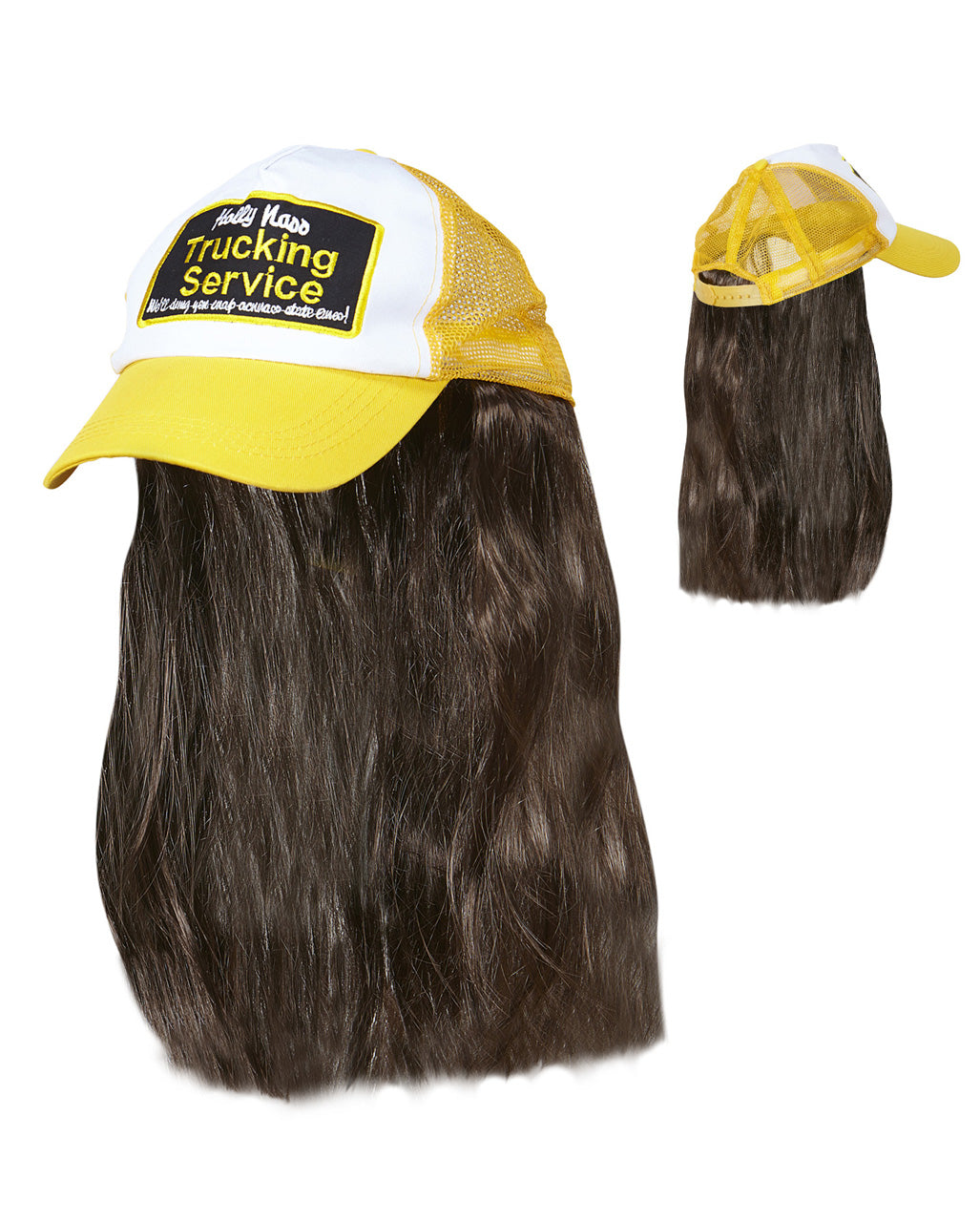 Trucker Hut mit Haaren