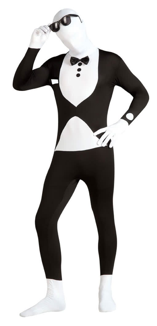 schwarzer eleganter Skin Suit XL