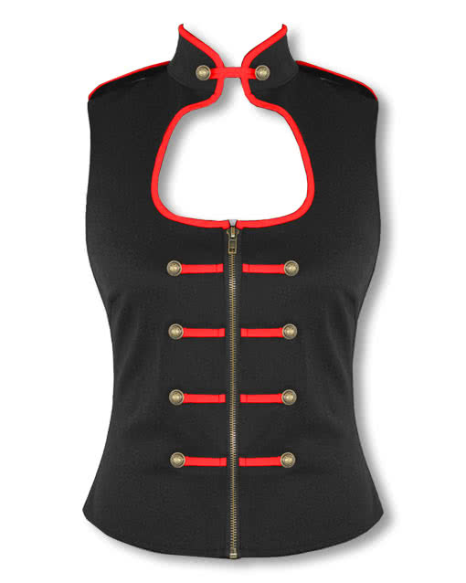 Military Uniform Top