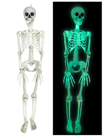 Glow in the Dark Halloween-Skelett 90cm