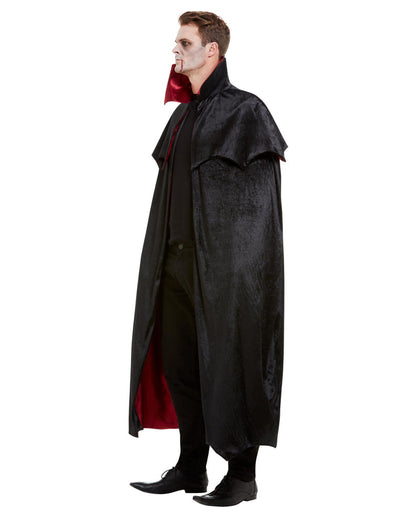 Vampir Cape Velours Deluxe für Erwachsene
