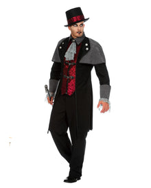 Vampir Herren Kostüm-Mantel