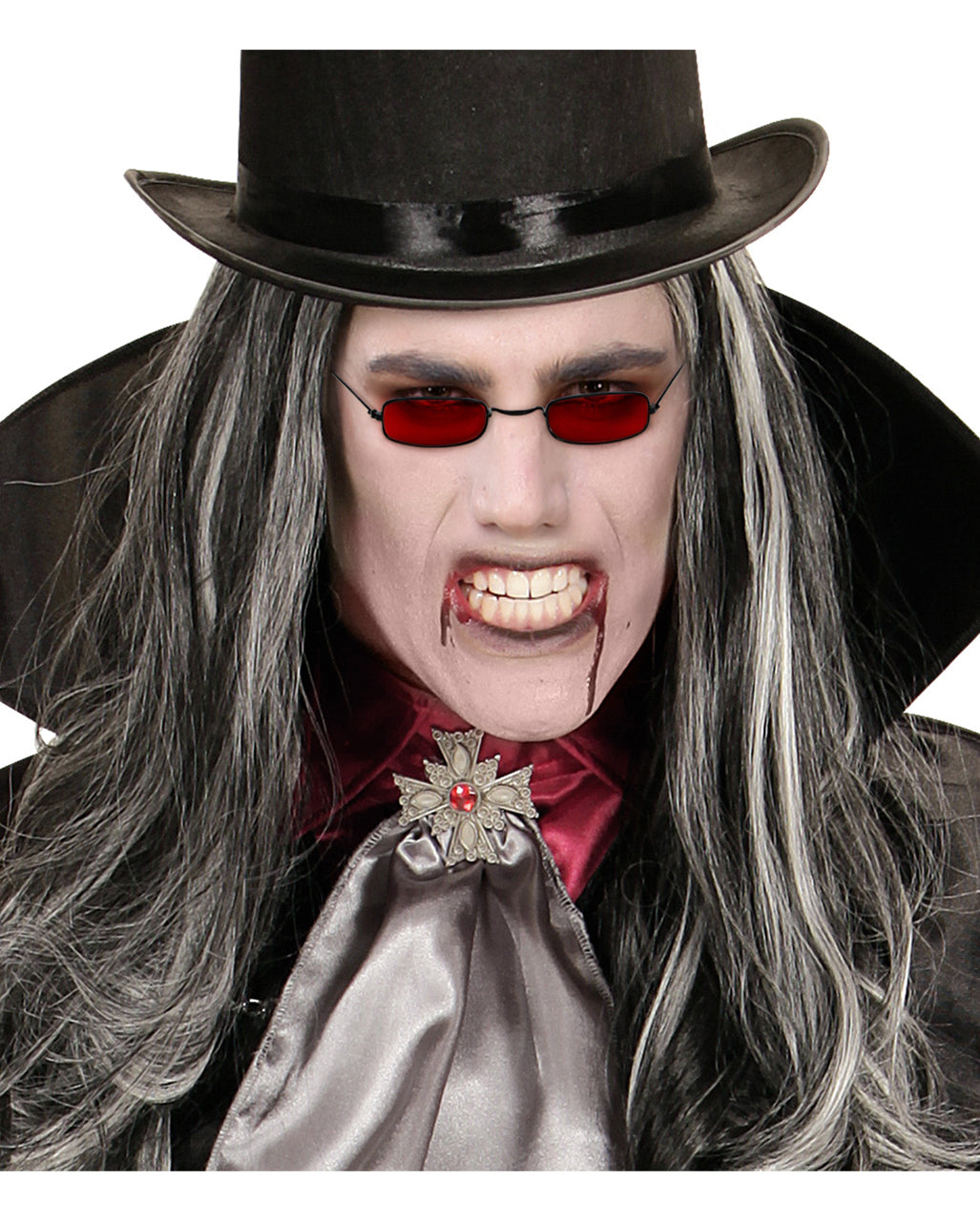 Vampirbrille mit getönten Gläsern