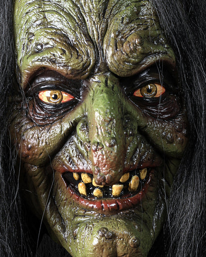 Venefica Moor Hexenmaske mit Haaren