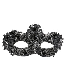 Venezianische Augenmaske Noblesse Silber